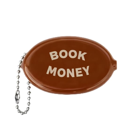 Bolsita para monedas GRABOVOI 8x5 cm estilo Libro de Dinero de goma