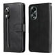 thumbnail image 5 of Funda con Cremallera para OPPO A58 4G, Carcasa Cartera de Cuero PU con Soporte y Tarjetero, 5 of 6