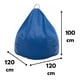 thumbnail image 3 of Pouf Pera Azul Eco Cuero 100x120x120 cm, 3 of 3