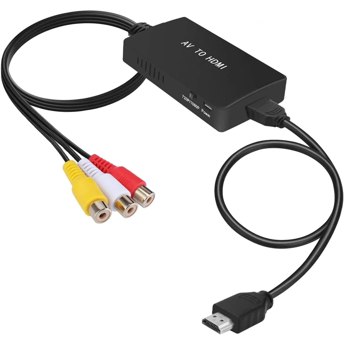 Conversor Rca A Hdmi Tengchi 1080p Adaptador Av Hdmi