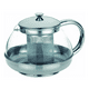 thumbnail image 2 of Hervidor infusor de vidrio de 600 ml, para tetera, plateado, 2 of 3