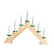 thumbnail image 5 of Candelabro eléctrico con velas sin llama, detalles vívidos, artesanías artísticas, candelabro sueco, candelabro LED para accesorios de fiesta, porche color de madera, 5 of 5