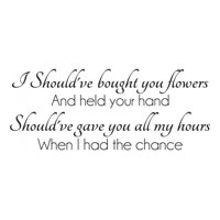 Rienda Libre Graphics - Decomural Bruno Mars When I Was Your Man Ws-41034