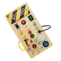 Magideal - Tablero De Actividades De Madera Con, Tablero Sensorial Con Interruptor De Palanca, Habilidades Motoras Finas, Juguetes Montessori Para Regalos, Niños Estilo A