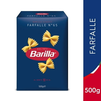 Fideo Pasta Farfalle N°65 Caja 500 G Barilla