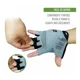 thumbnail image 3 of Guantes Corto Ciclismo Bicicleta Acolchados Spandex Onwheels Verde/Negro, M, 3 of 3