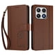 thumbnail image 3 of Funda Cartera Trébol para Xiaomi 17 con Ranuras Tarjetas y Carga Inalámbrica Marrón, 3 of 6