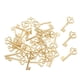 thumbnail image 1 of Dijes De Llave Pequeños Para Accesorios De Joyería, Suministros De Manualidades DIY, Oro, 100 Uds., 1 of 5
