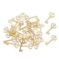 Bothyi - Dijes De Llave Pequeños Para Accesorios De Joyería, Suministros De Manualidades Diy, Oro, 100 Uds.