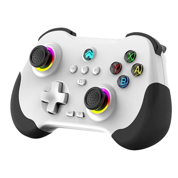 Controlador de juego inalámbrico para Switch/Xbox/PS3/PS4/Android/iOS MFi/PC/Steam, programable, con RGB, joystick de efecto Hall, vibración de doble motor y función turbo