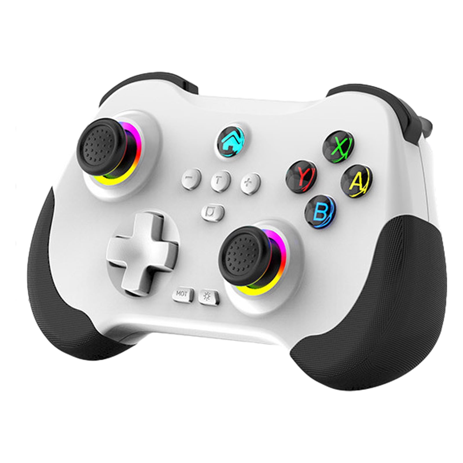 Genérico - Controlador De Juego Inalámbrico Para Switch/xbox/ps3/ps4/android/ios Mfi/pc/steam, Programable, Con Rgb, Joystick De Efecto Hall, Vibración De Doble Motor Y Función Turbo