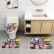 thumbnail image 2 of Juego de Alfombras de Baño Desmarcar Hunter × Hunter Terciopelo Coral 3 Piezas, 2 of 6