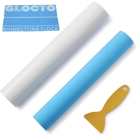 Magic Flock GLOCTO 12 x 0,91 m y cinta adhesiva Hotfix 1,83 m