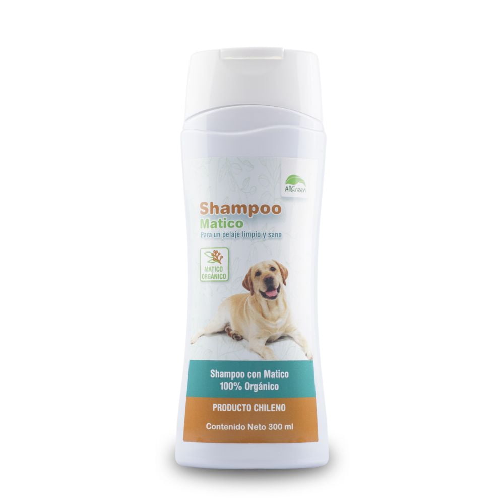 Allgreen Mascotas - Shampoo De Matico Orgánico 300 Ml