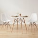 thumbnail image 3 of Comedor Mesa Estela Blanca 80 cm + 2 Sillas Eames Blanca, 3 of 3