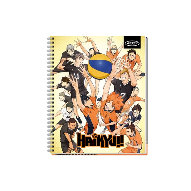 Cuaderno Universitario 100h 7mm haikyuu | Lider