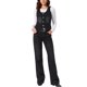 thumbnail image 2 of INSPIRE CHIC Chaleco de Jean para Mujeres Sin Mangas Cuello en U Abotonado Bolsillos Chalecos Occidentales Top Chaleco de Mezclilla Recortado S Negro, 2 of 6