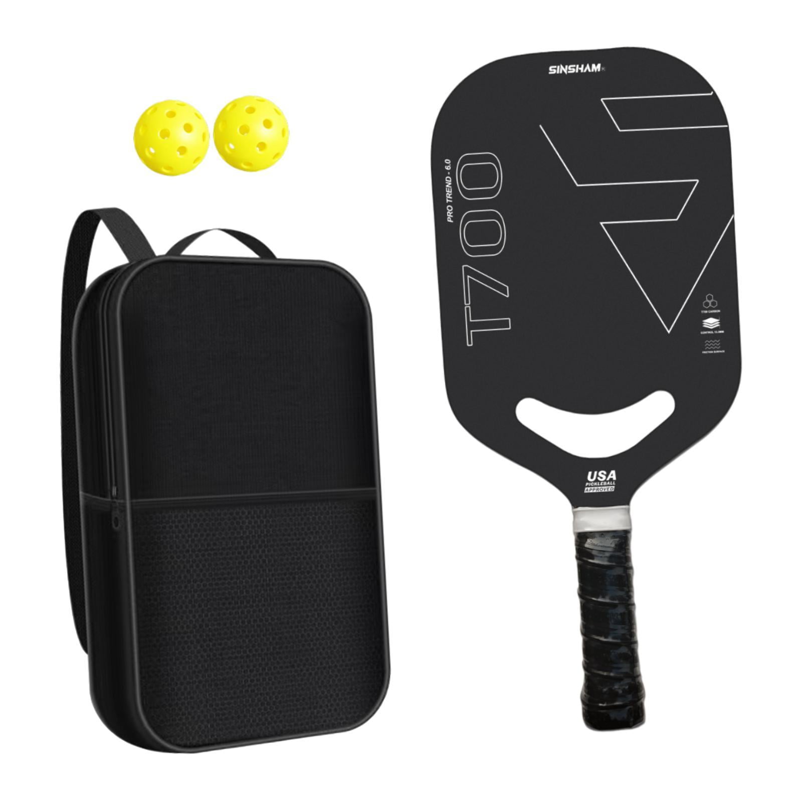 Magideal - Raqueta De Pickleball De Fibra De Carbono, Raqueta De Pickleball Para Práctica, Raqueta De Pickleball Ligera De 13,5 Mm De Grosor Para Adultos Consist