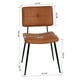 thumbnail image 3 of Pack 2 Silla Comedor Karomi Vintage Pu Café, 3 of 6