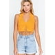 thumbnail image 1 of Blusa de Punto con Cuello Halter y Fruncido con Licencia de Marca Global, 1 of 5