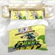 thumbnail image 5 of Johnny Test Conjunto de sábanas temático, trío de piezas, cómodo y amigable con la piel, diseño único, regalo de decoración para el hogar para familiares, amigos y fans, 90 cm * 190 cm, 5 of 6