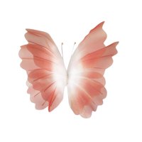 Bothyi - Mariposa Artificial De Hilo Para Decoración De Bodas, Fiestas, Pasillos, Accesorios Para Fotos, Color Naranja Y Rojo