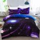 thumbnail image 1 of Galaxy Planet Space Universe Quilt Duvet Cover Set Bedspread Bedding Children3-Piece Bedding Set, 1 of 5