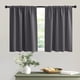 thumbnail image 1 of Cortinas opacas RYB HOME, cortas, color gris, para ventanas pequeñas, 42 x 36, 1 of 9