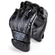 thumbnail image 1 of Guantes de MMA, guantes de boxeo de medio dedo, mitones de MMA con muñequera ajustable, guantes de UFC para entrenamiento de sanda sparring y saco de boxeo (talla única), 1 of 6