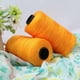 thumbnail image 1 of Xiao Hua Hilo para ganchillo - Paquete de 2 x 100 g de hilo brillante de mezcla de nailon - Hilo artesanal premium para proyectos de bricolaje, tejido y decoración del hogar, naranja claro, 1 of 3