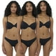 thumbnail image 1 of Colaless Mujer Tripack Cotton Mix Negro Corona, 1 of 5