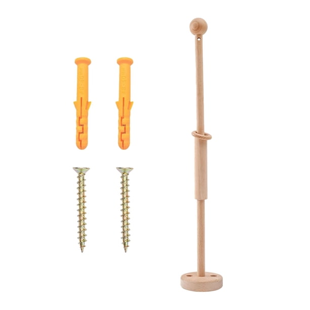 Titular De La Campana De La Cama Soporte De Brazo Ajustable Colgante De Madera Para El Soporte Redondo De La Pared De La Cama De La Cuna Del Bebé Del Dormitorio