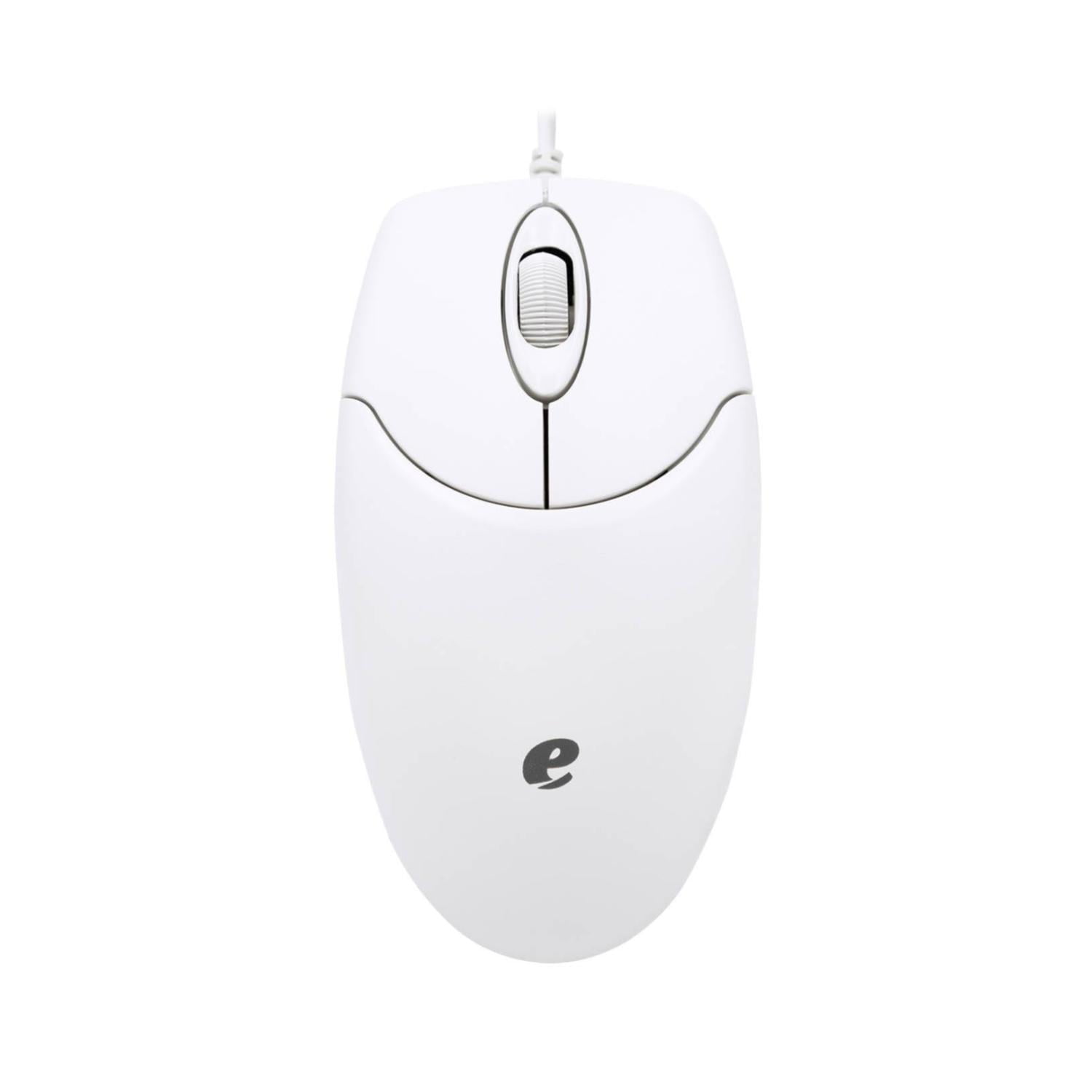 Emachines - Mouse Alambrico Usb 3 Botones Blanco M117