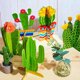 thumbnail image 3 of Decoración de fiesta de cactus Zonon, 12 piezas, centros de mesa mexicanos, 3 of 3
