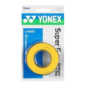 Overgrip Yonex Super Grap Amarillo X3 Tenis Padel
