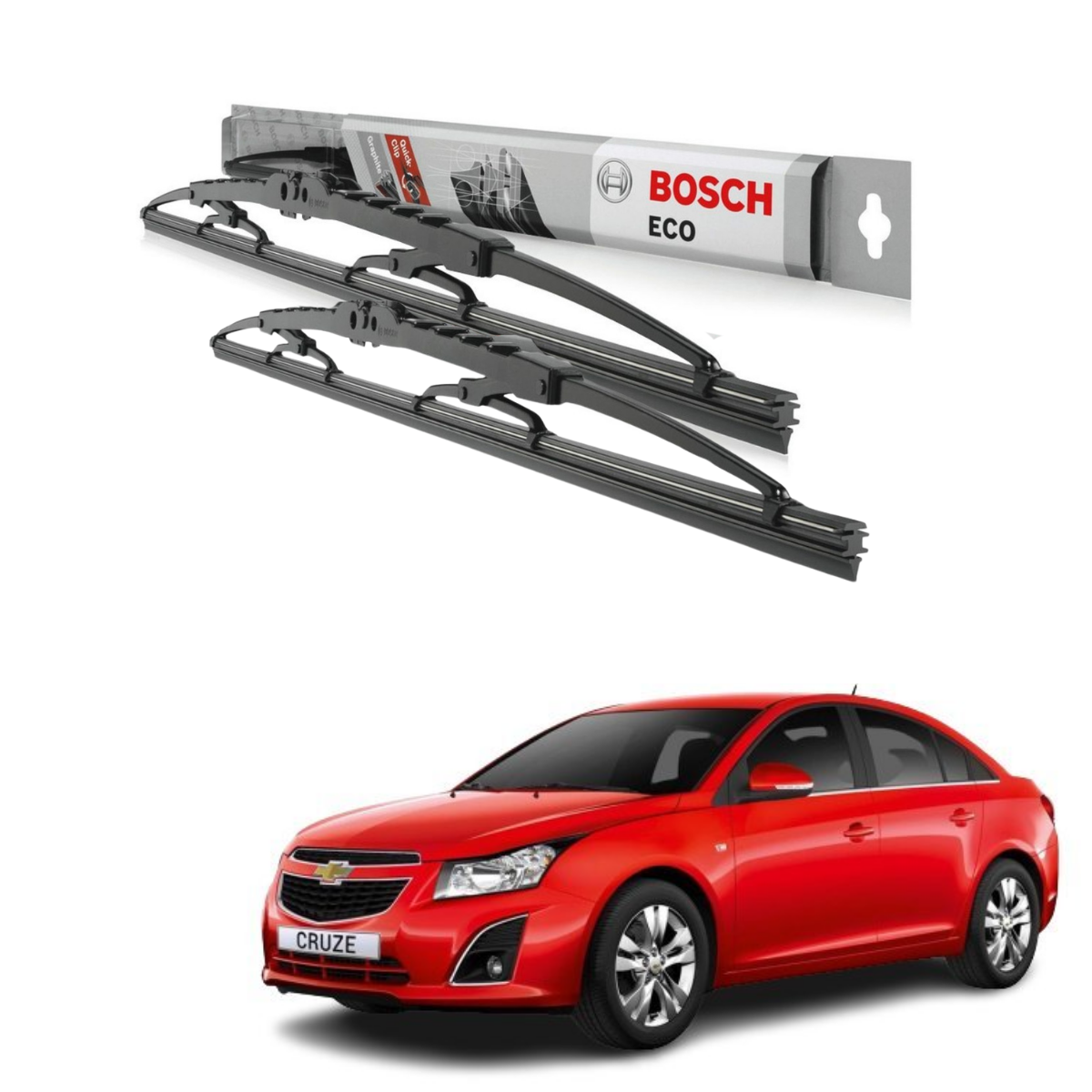Plumillas Bosch Eco Para Chevrolet Cruze 2010-2016