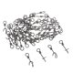 thumbnail image 3 of Bloqueo Rápido De Acero Inoxidable De 50 Piezas Conector Giratorio A Presión De Pesca De Pesca 18mm, 3 of 5