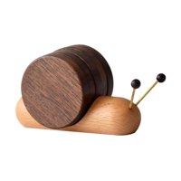Magideal - 5 Posavasos De Madera Para Bebidas, Posavasos Con Forma De Caracoles, Accesorios De Cocina, Almohadilla Para Taza De Café O Té, Decoración De Bar 5 En Color A