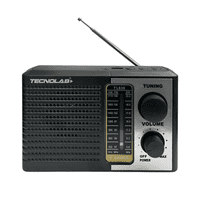 Tecnolab - Radio Portatil Tl639 Negro 5W