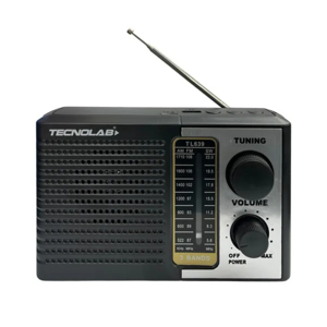Tecnolab - Radio Portatil Tl639 Negro 5W