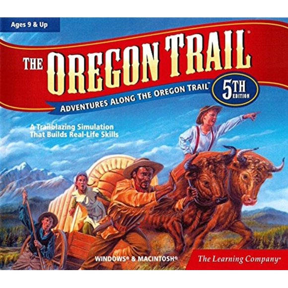 Software Físico The Learning Company Oregon Trail 5ª Edición