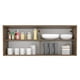 thumbnail image 2 of Mueble Aéreo de Cocina Madesa 120 cm 2 Puertas Corredizas Marrón, 2 of 7