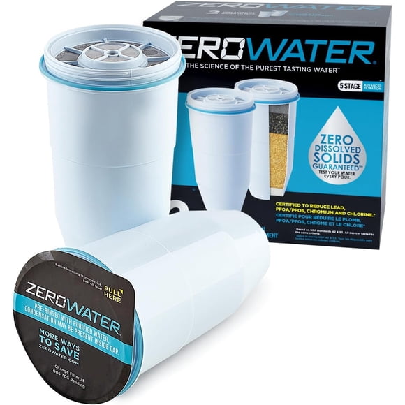 Filtro Repuesto ZeroWater 5 Etapas 2 Unidades 0 TDS