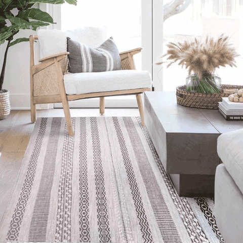 Bazhars - Alfombra 140X200 Am Bol 101 Icy Grey