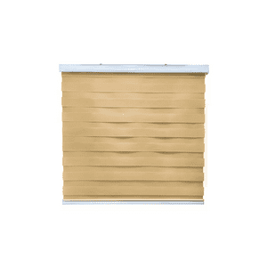 Genérico - Cortina Roller Duo Zebra Día Noche 150X200Cm Beige Jaspeado