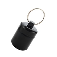 Ioensy - El Envase Del Llavero De La Píldora De Aluminio Bate El Tapón Para Los Oídos Para Andar En Bicicleta Que Viaja Al Aire Libre