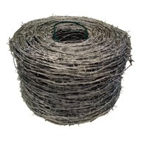 Metalfer - Alambre De Púas Inchalam 500M Calibre 16 Acero Galvanizado Plateado