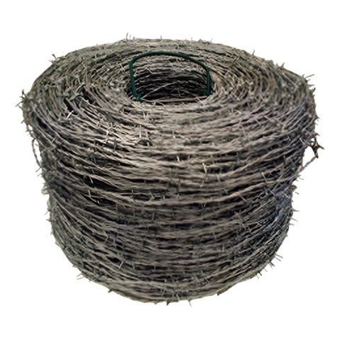 Metalfer - Alambre De Púas Inchalam 500M Calibre 16 Acero Galvanizado Plateado