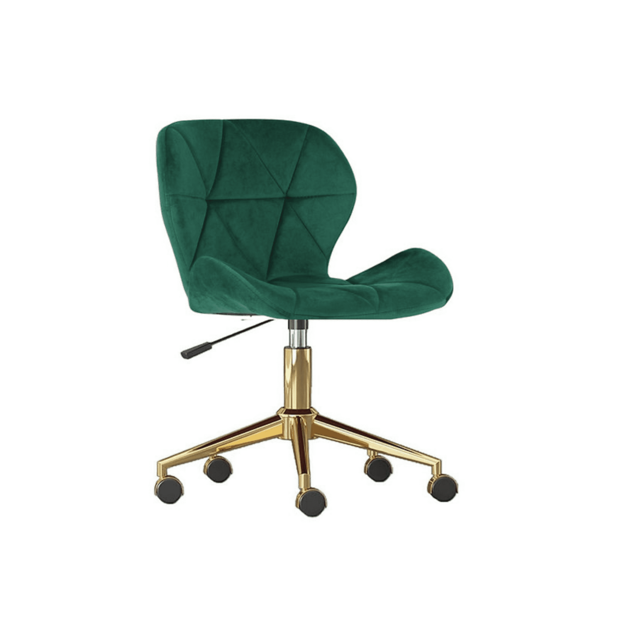 Habita2 Chile - Silla Escritorio Mariposa Felpa Gold - Verde