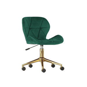 Habita2 Chile - Silla Escritorio Mariposa Felpa Gold - Verde